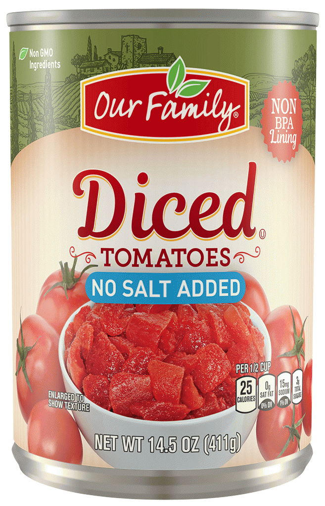 Our Family  diced tomatoes, no salt added Full-Size Picture